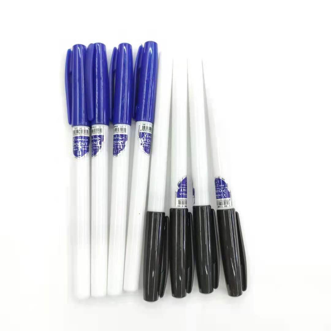 Simple ballpoint pen, blue reflow, plastic ballpoint pen, office supplies, smooth writing Specification image