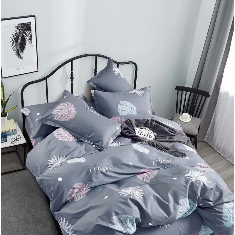 Cotton 4-Piece Cotton Thickened Twill Warm 1.0M 3-Piece Bed Sheet 1.5M2.0m Double Application Scenario