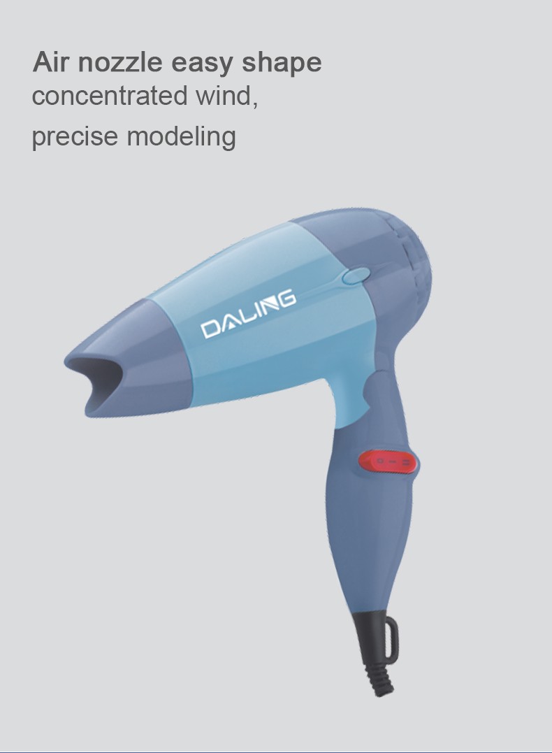 达玲电吹风机DALING-3001家用小型功率宿舍学生800w风筒便携式降噪吹风机跨境批发详情图10