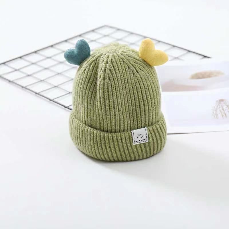 潮娃萌娃儿童帽针织帽保暖防寒baby帽子鑫欣帽业zz-012