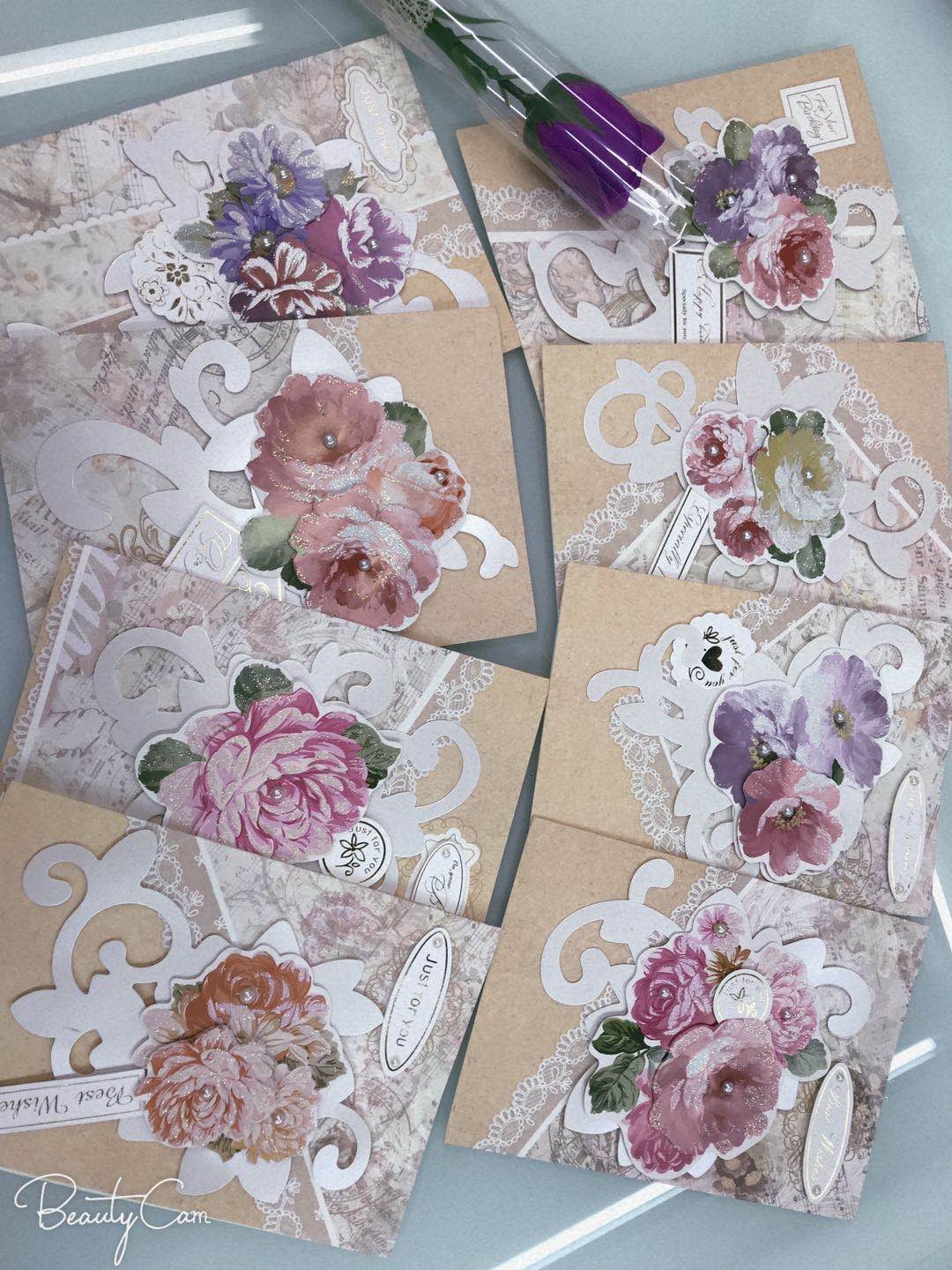 萌系贺卡好好看的贺卡教师卡明星片厂家直销花束贺卡详情图20