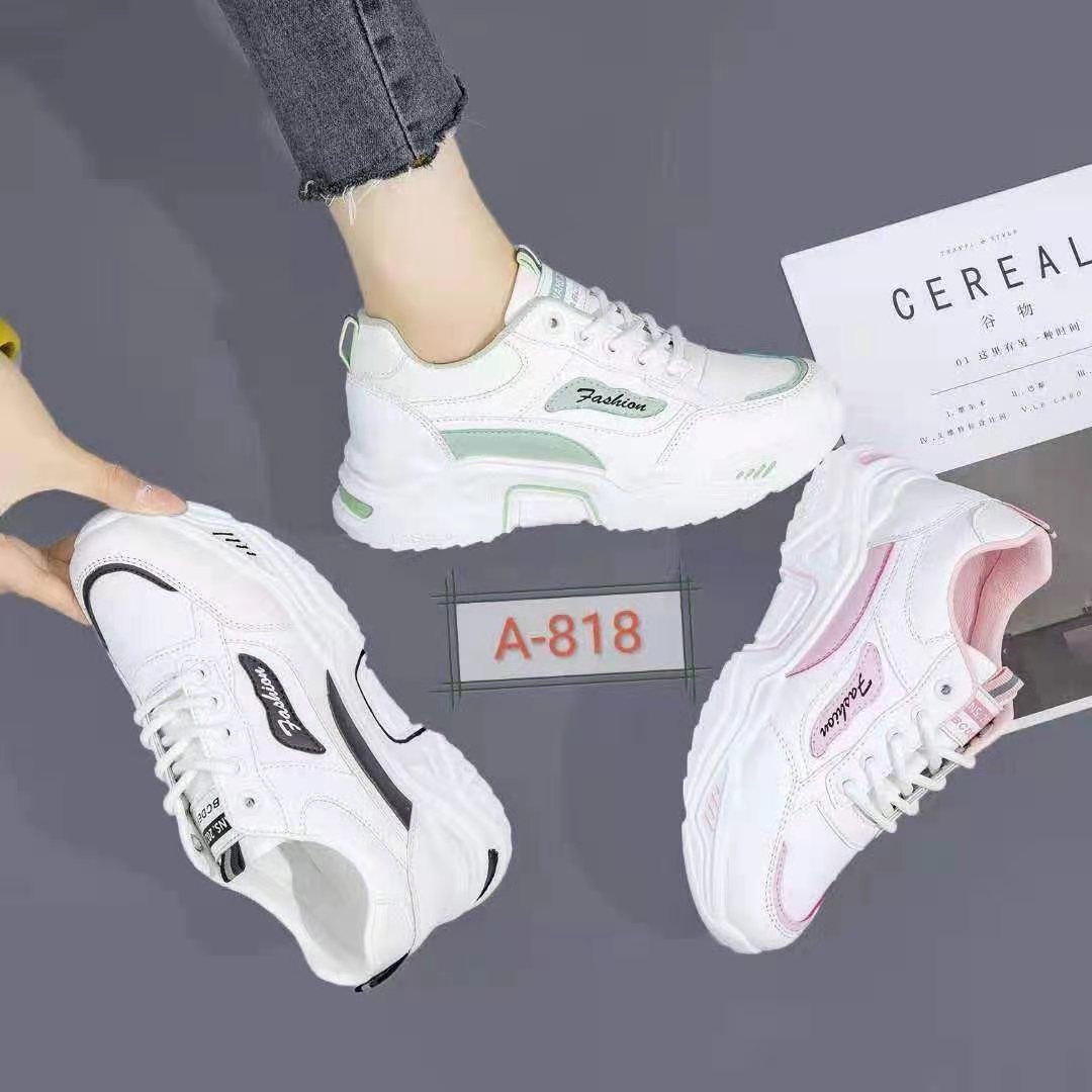 41532建超鞋业 百搭运动鞋休闲时尚春秋新款透气女士休闲单鞋百搭女运动鞋078