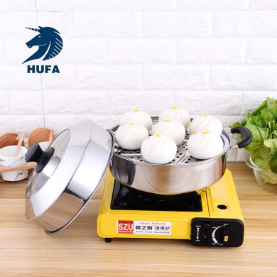 Creative gift stainless steel steamer, multi-purpose double-layer soup steamer, deepened large-capacity kitchen daily-use steamer Application Scenario