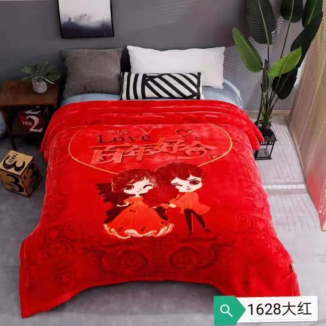 New products of 2025 Bedding: Angola Cloud blanket, Raschel blanket, Wedding blanket, 5kg cloud blanket detail image 14