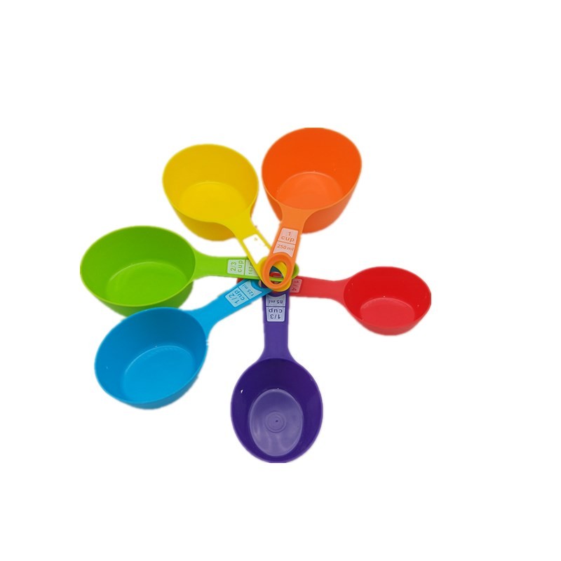 Factory direct sales of 12 pieces of measuring spoons, color measuring spoons, creative double-cut measuring spoons, baking small tools, hot sale on Amazon detail image 2