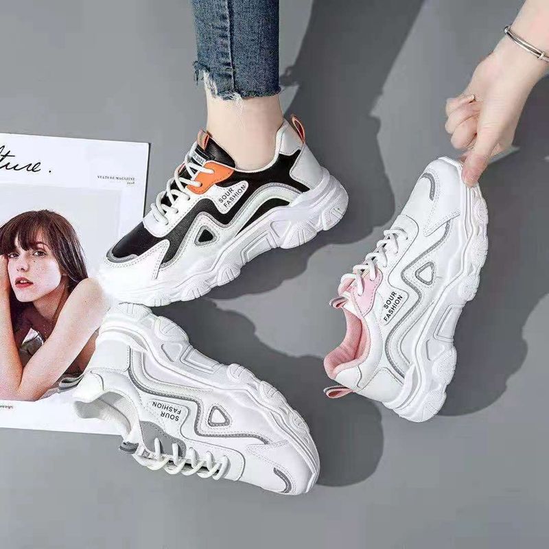 41532建超鞋业 百搭运动鞋休闲时尚春秋新款透气女士休闲单鞋百搭女运动鞋084