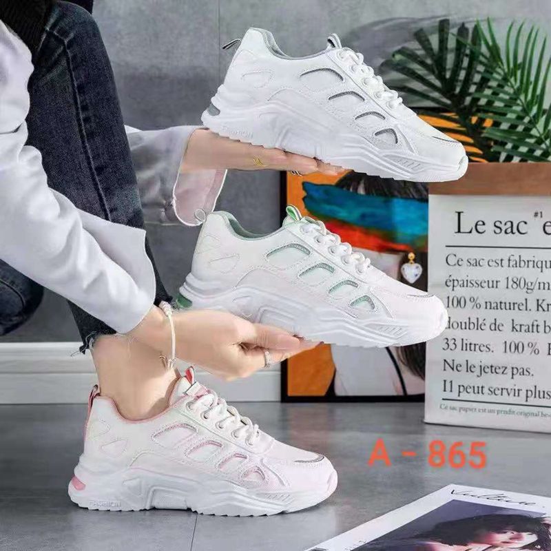 41532建超鞋业 百搭运动鞋休闲时尚春秋新款透气女士休闲单鞋百搭女运动鞋052