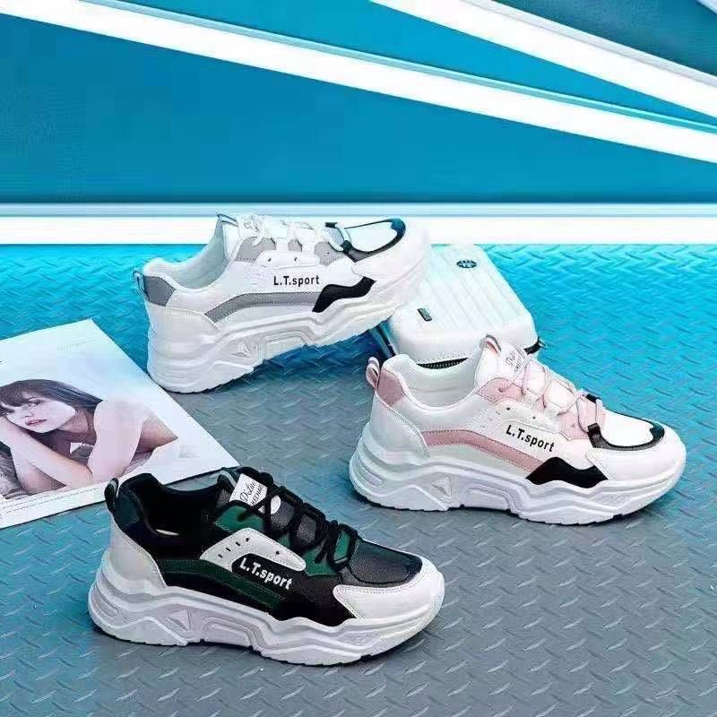 41532建超鞋业 百搭运动鞋休闲时尚春秋新款透气女士休闲单鞋百搭女运动鞋062