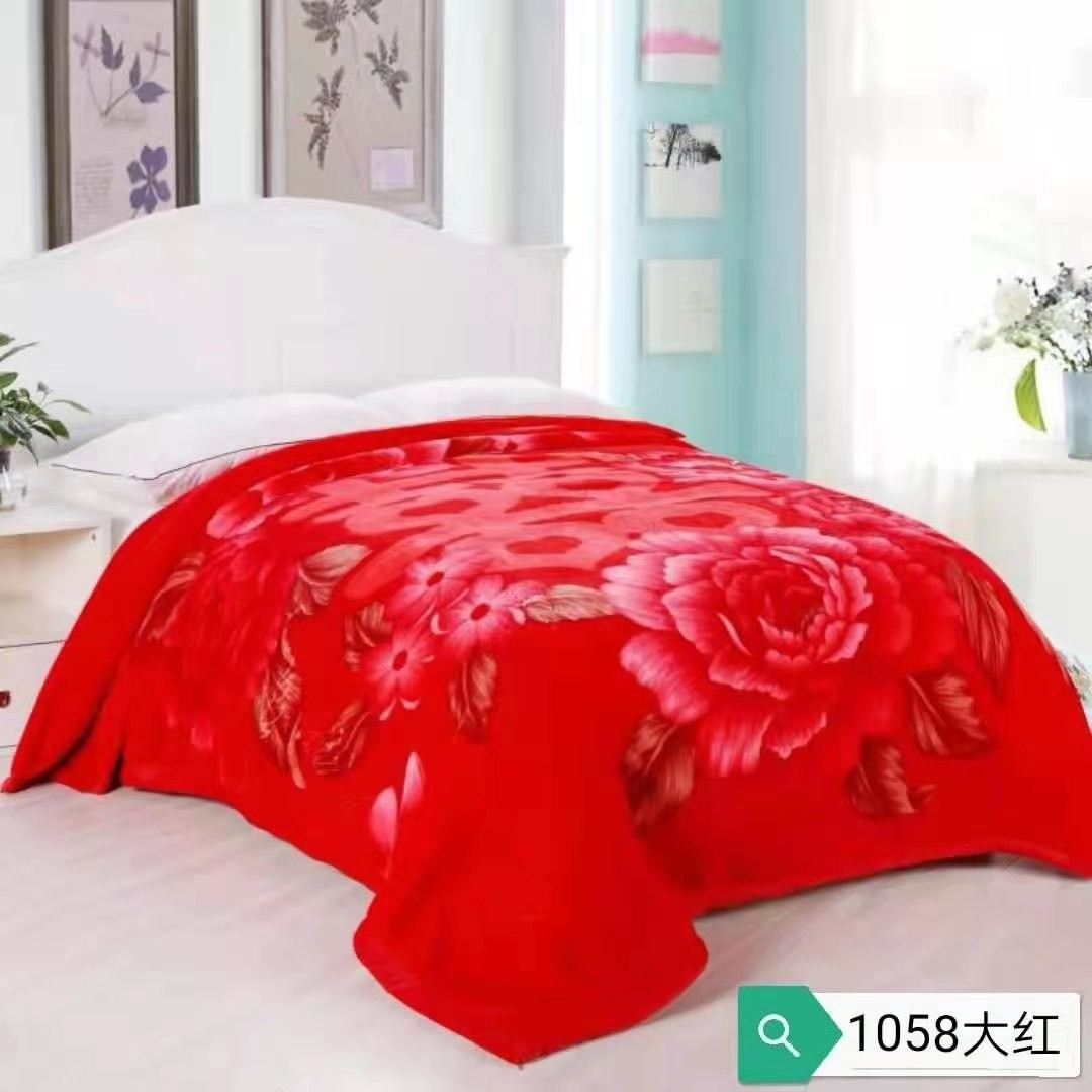 New products of 2025 Bedding: Angola Cloud blanket, Raschel blanket, Wedding blanket, 5kg cloud blanket detail image 13