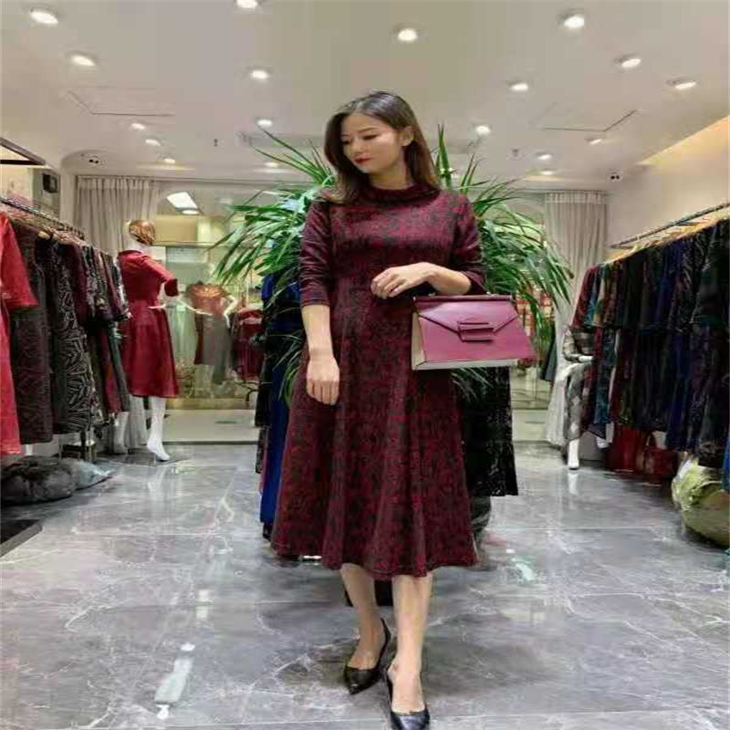 韩版夏装宽松显瘦修身遮肚雪纺夏季均码新款时尚休闲V领女式连衣裙137