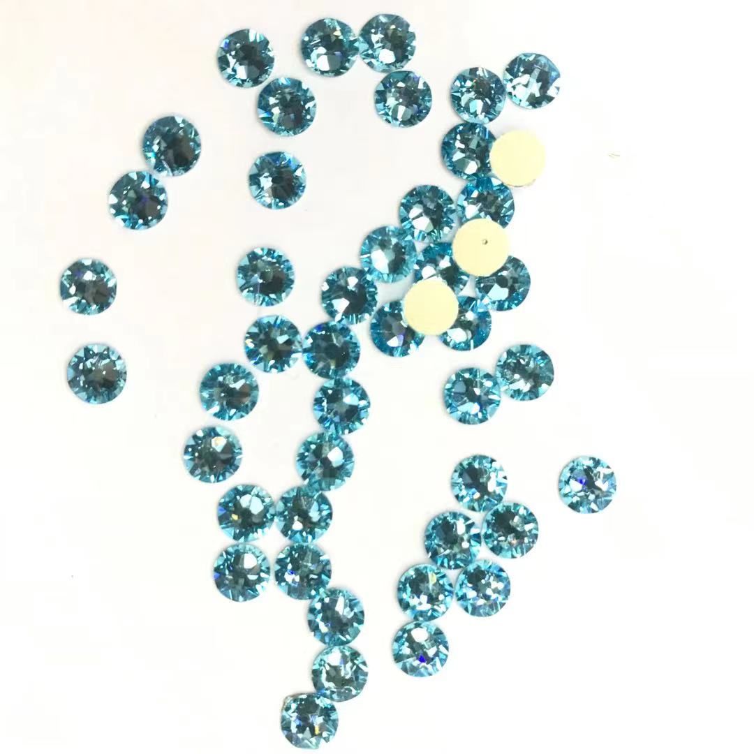 SS20蓝仿奥钻玻璃烫钻美雅烫钻美甲钻女生喜爱