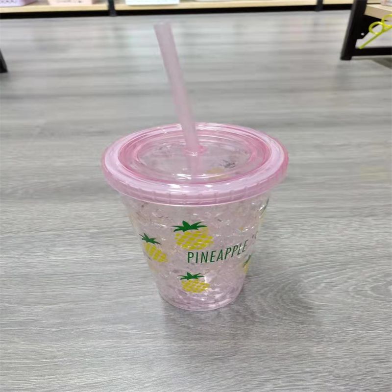 厂家直销塑料水杯直饮弹跳可爱便携随手防摔杯子户外健身运动水杯礼品12