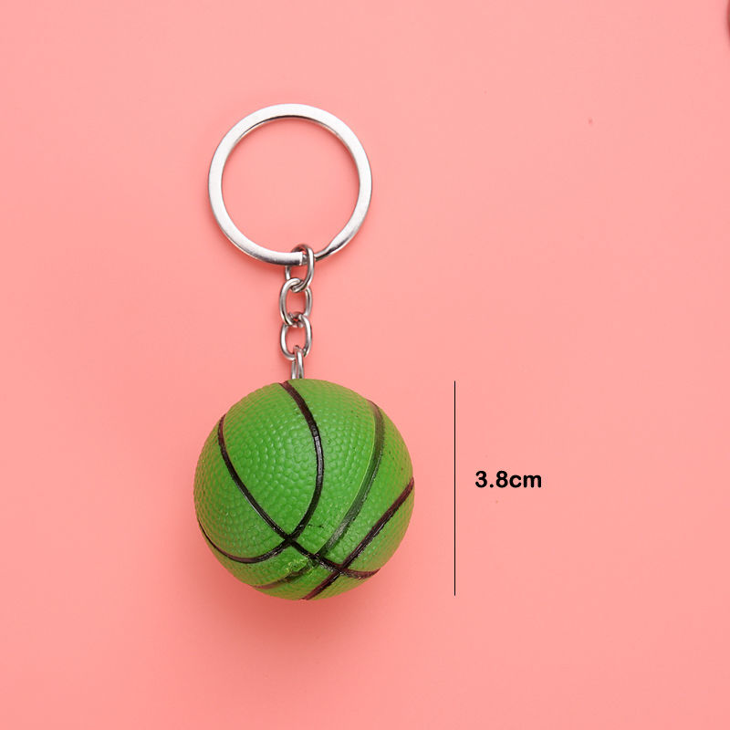Mini basketball simulation key chain series