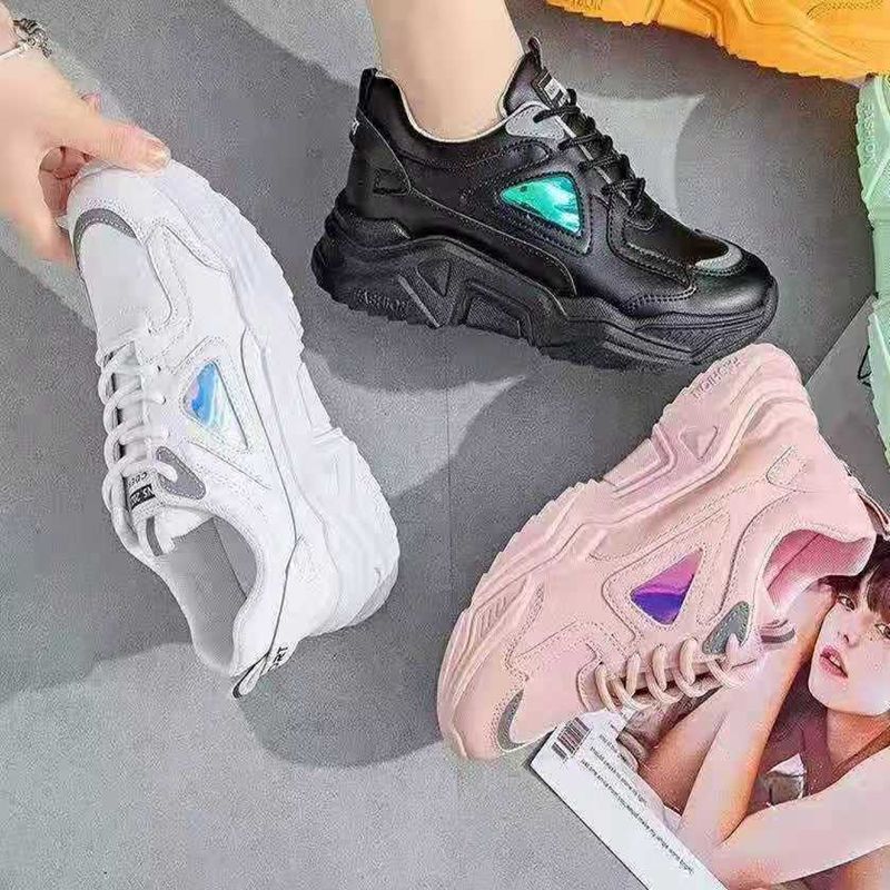 41532建超鞋业 百搭运动鞋休闲时尚春秋新款透气女士休闲单鞋百搭女运动鞋087