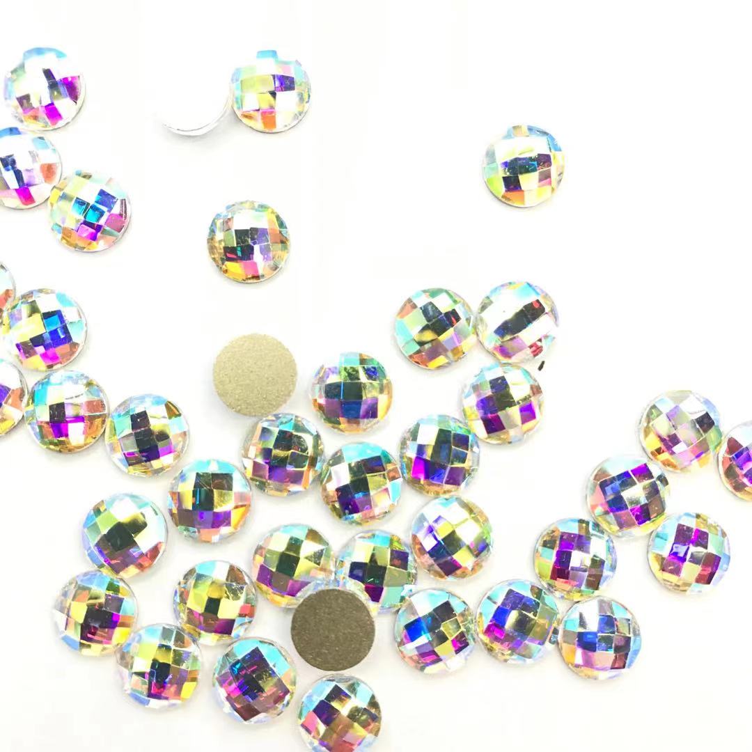 SS20白AB仿奥钻玻璃烫钻美雅烫钻美甲钻