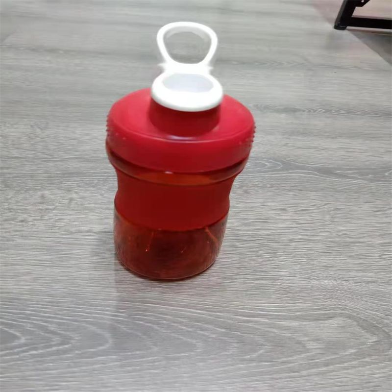 Direct sales new convenient 100 large capacity clamshell plastic sports water cup portable leakproof tea cup outdoor student water cup 12 full figure