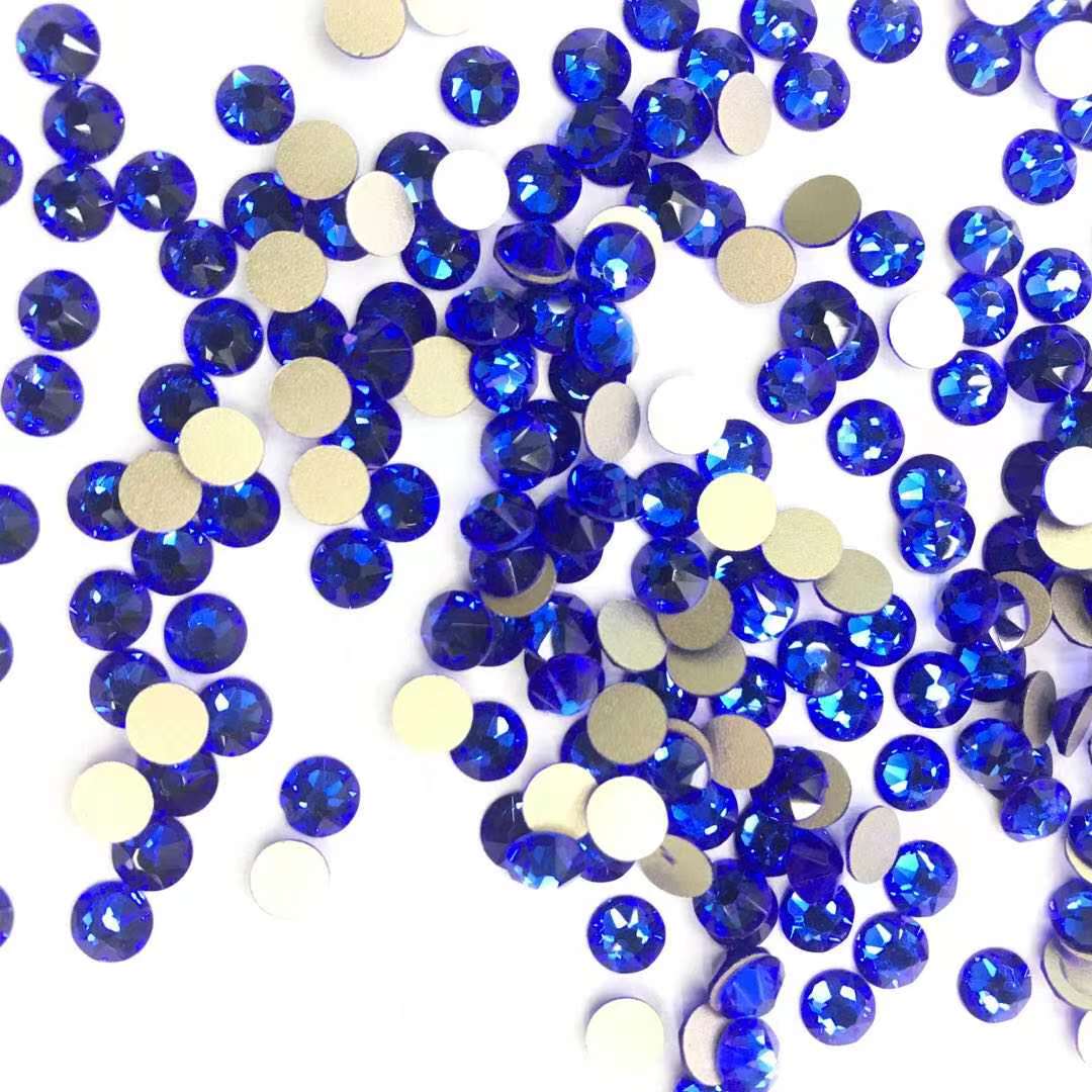 SS20宝蓝仿奥钻玻璃烫钻美甲钻美雅烫钻