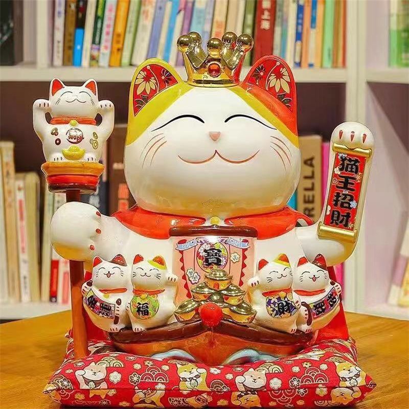 Nantai Wufu Elvis Shake hand Cat opened gift furniture office