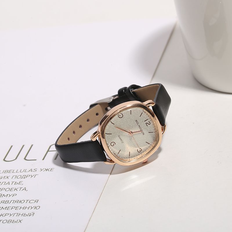 The new ladies' quartz watch with a simple square thin strap is an Instagram bestseller -1101 Item Picture