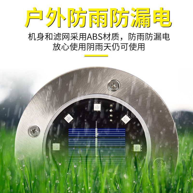 LED solar lawn lights, LED solar garden lights, LED solar ground insert lights Application Scenario