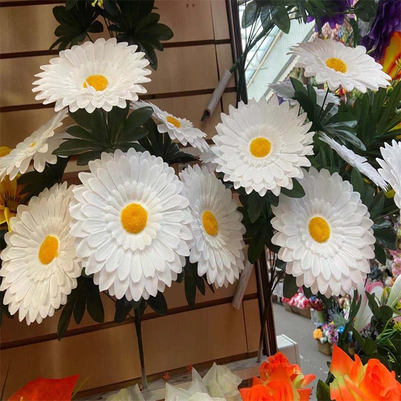 The 8-head small round chrysanthemum 1 artificial flower style and good place are very stylish