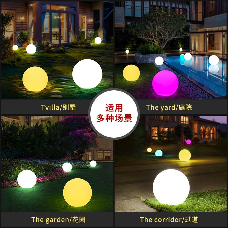 LED ambient lights, LED solar lights, LED ground plug lights, LED colorful night lights Application Scenario
