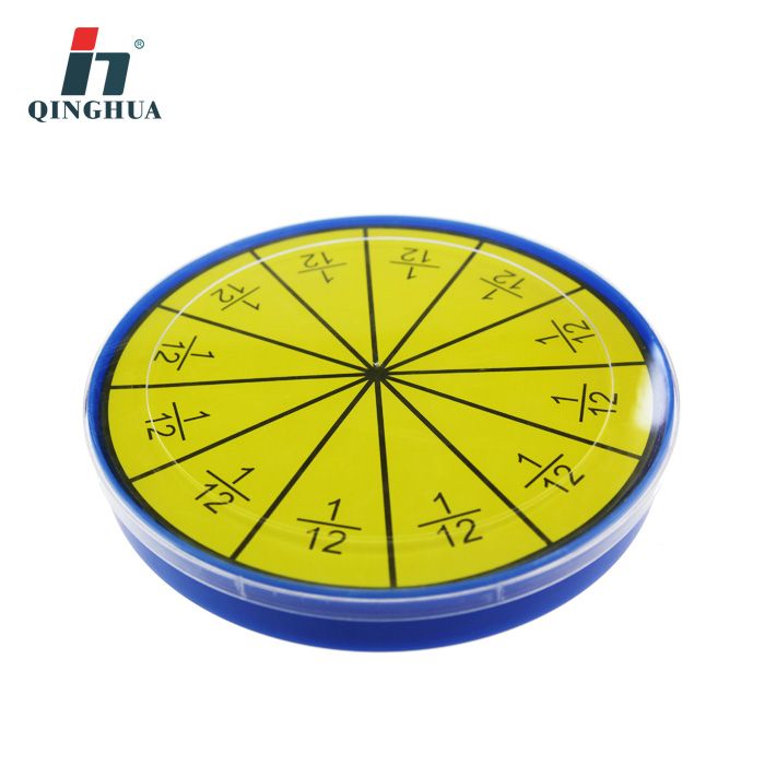 青华磁性分数问题演示器小学数学教具学生盘片圆分割模型数理化教学器材