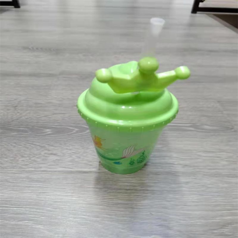Factory direct sales plastic cup portable space cup water cup men and women large capacity filter tea cup wholesale water cup 7 full figure