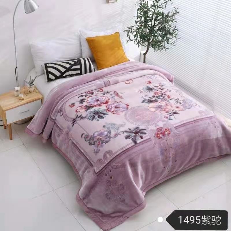 New products of 2025 Bedding: Angola Cloud blanket, Raschel blanket, Wedding blanket, 5kg cloud blanket detail image 6