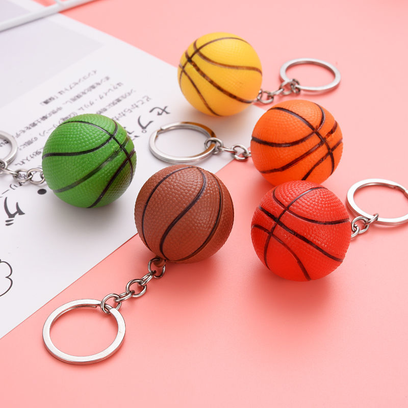 Mini basketball simulation keychain series 7