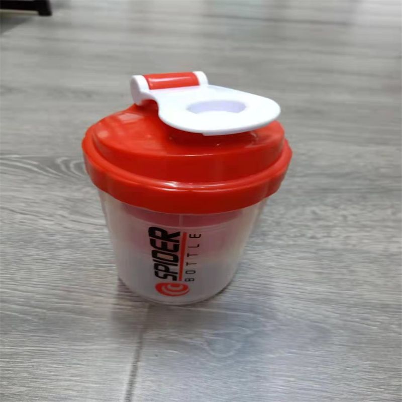 Plastic cup straight shot jump cute portable anti-drop cup outdoor fitness cup gift 5 full figure