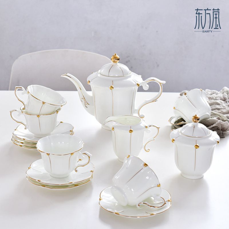陶瓷水具陶瓷咖啡具茶具杯具套装茶咖具英式下午茶高档骨瓷咖啡具咖啡杯碟