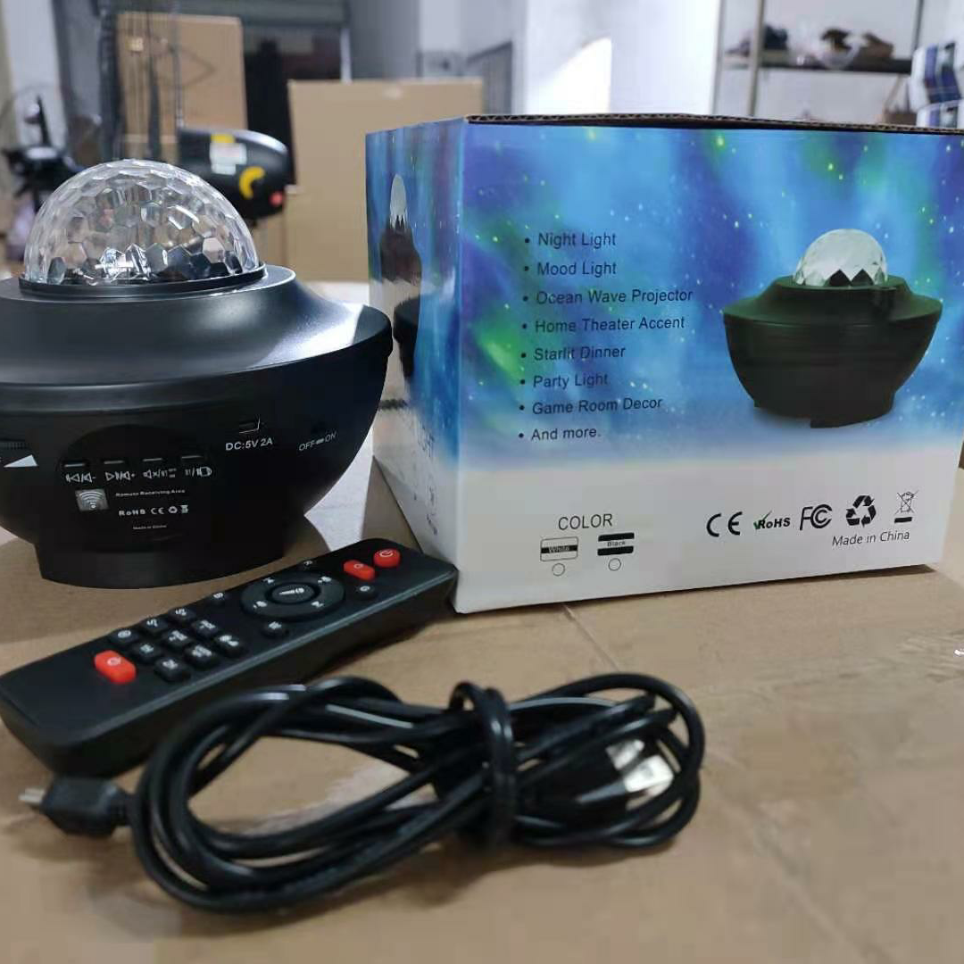 The new Bluetooth magic ball comes with a gift, a charging starry sky light dance desk lamp, and is sold directly from the manufacturer at the street stall
