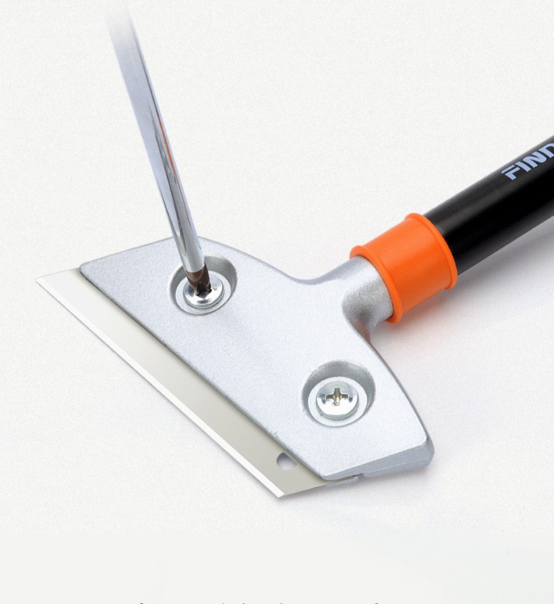 Thickened heavy-duty scraper, wall plaster cleaning knife, glass scraper, professional cleaning tool, grout sealant and glue remover detail image 11