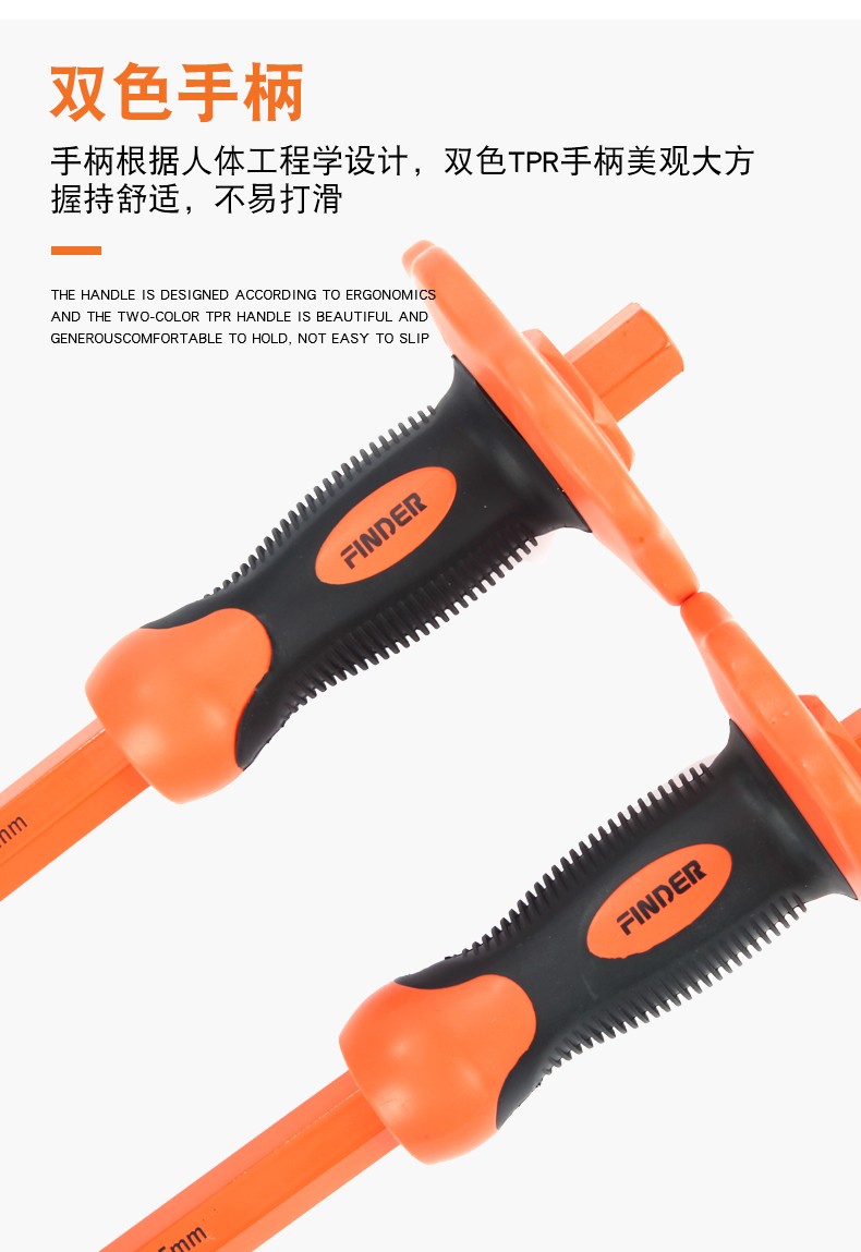 The discoverer, a stonemason chisel with a pointed head, a cement wall chisel with a flat head, a protective hand, an alloy chisel, and a manual stonemason's tool for splitting stones detail image 5