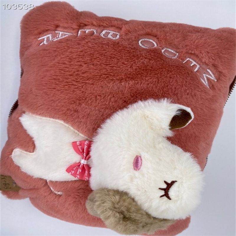 2021 Hot Water Bag Rechargeable Hand Warm bag Cute plush electric warm bag cartoon pillow warm baby Specification drawing