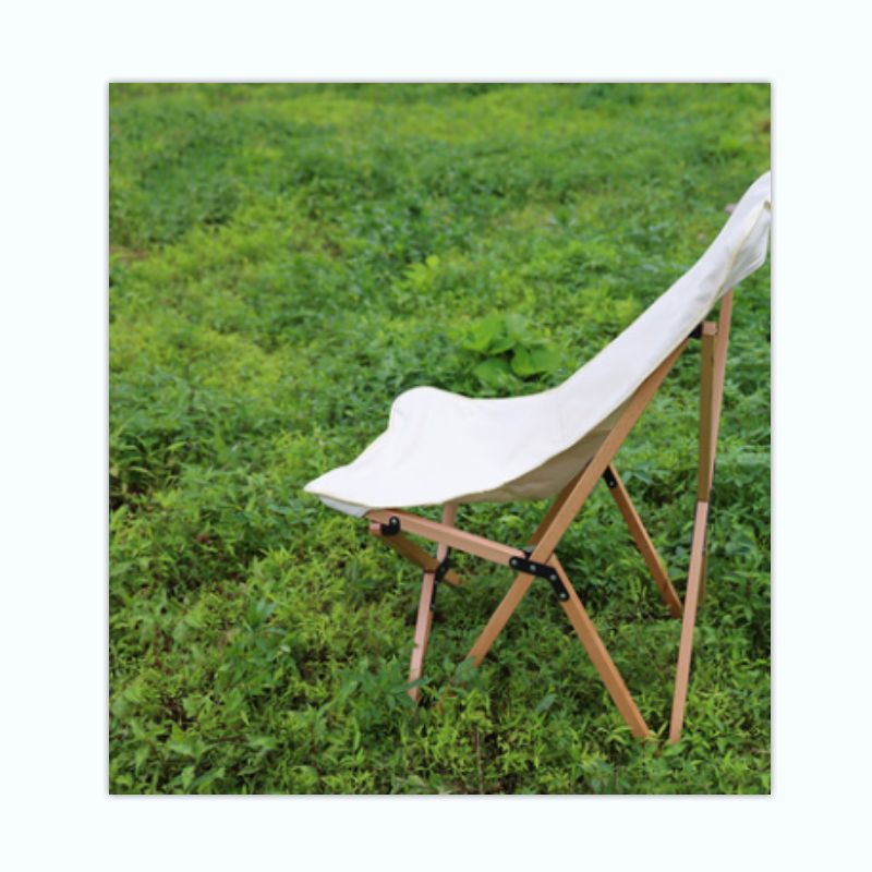 蝴蝶椅 榉木椅 户外庭院自驾露营野餐便携式实木椅 修改 本产品支持七天无理由退货细节图