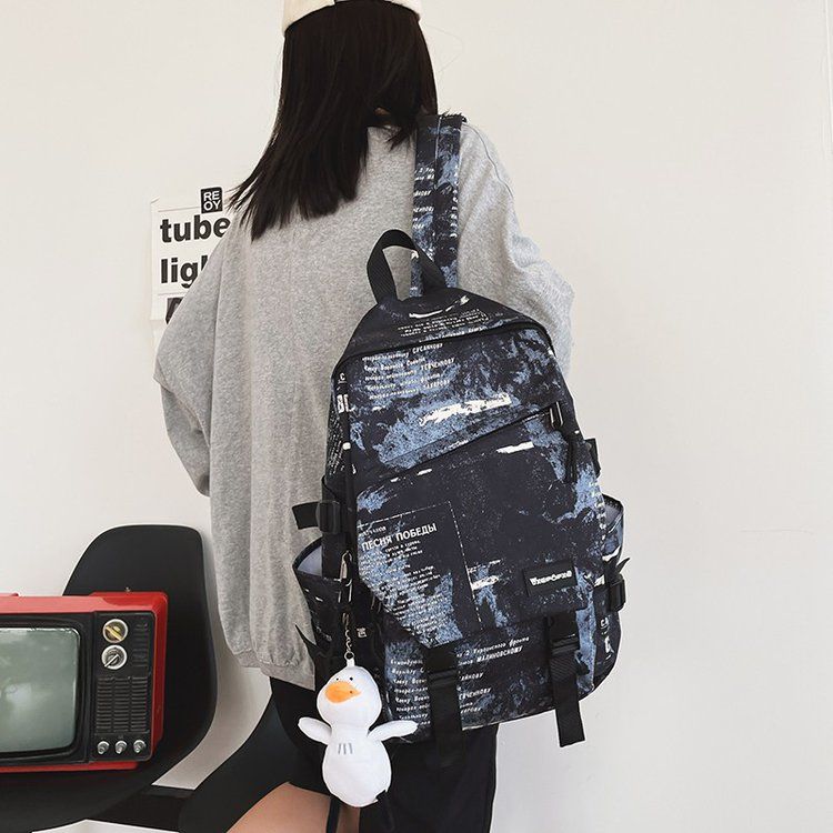 双肩背包实物图