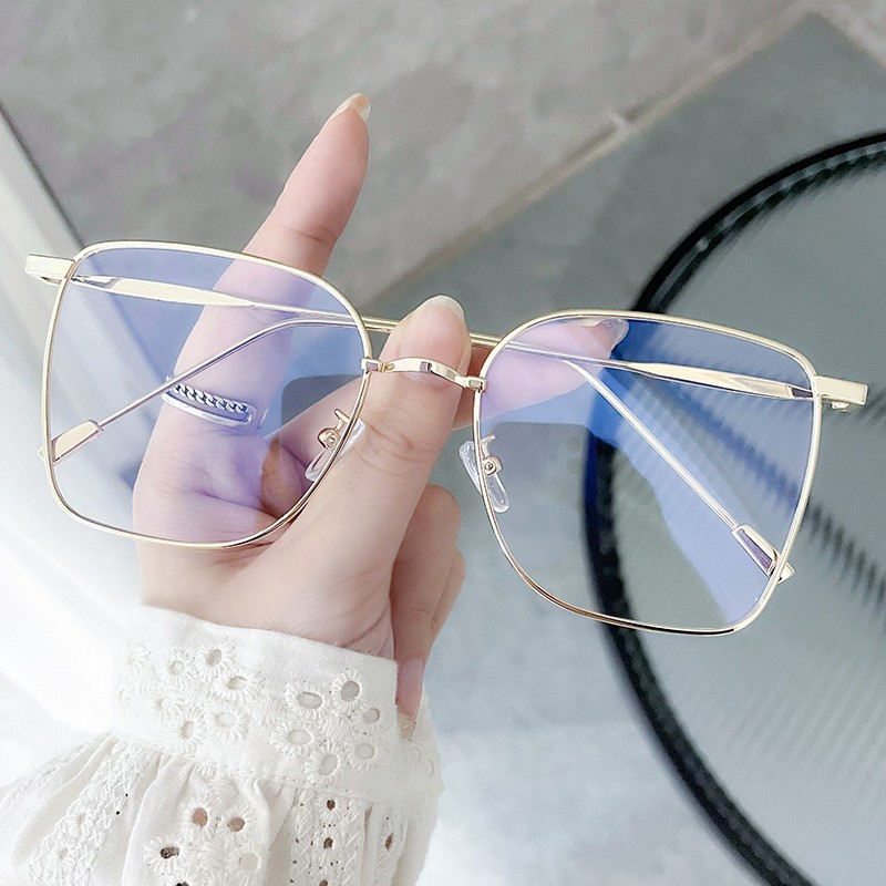 2021年金属方形大框时尚太阳镜大脸素颜抖音网红同款墨镜跨境眼镜详情图5