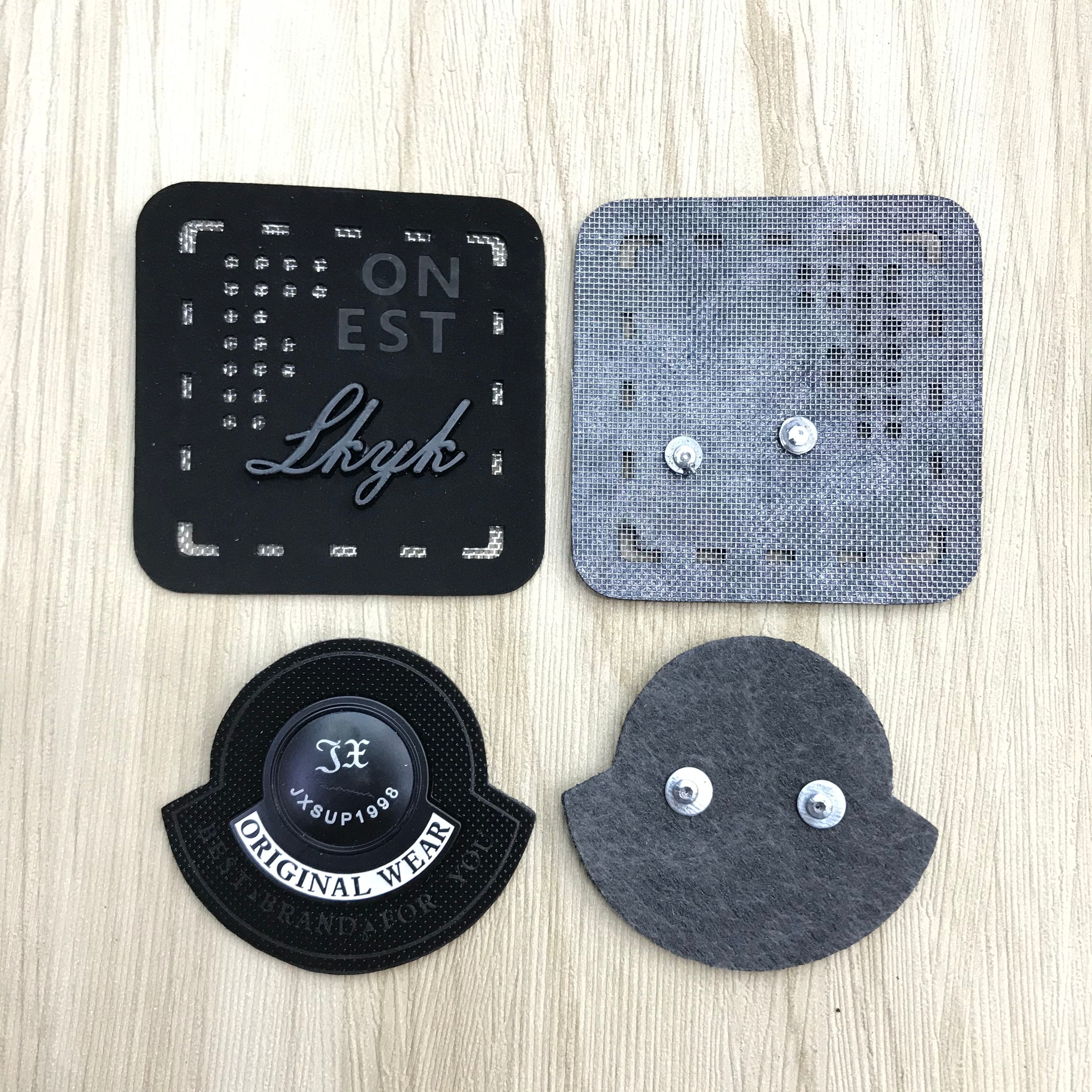 Factory direct sales of leather label hardware accessories, clothing accessories and decorative accessories details Picture