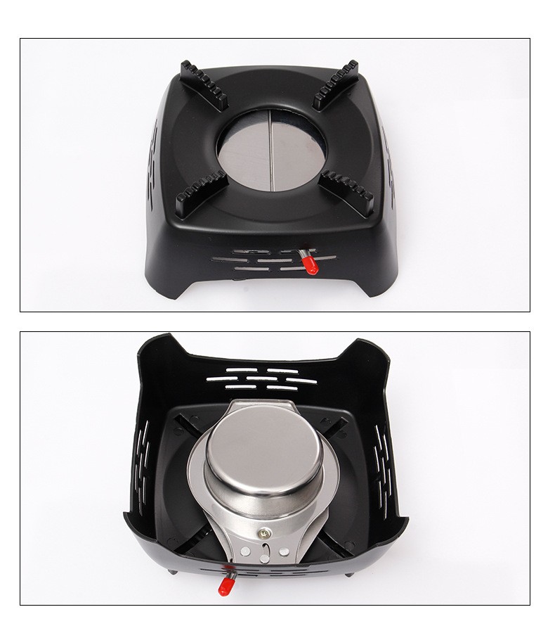 Household aluminum alloy alcohol stove, black pot rack, sand pot rack, heat insulation pad, anti-scald pad base detail image 7