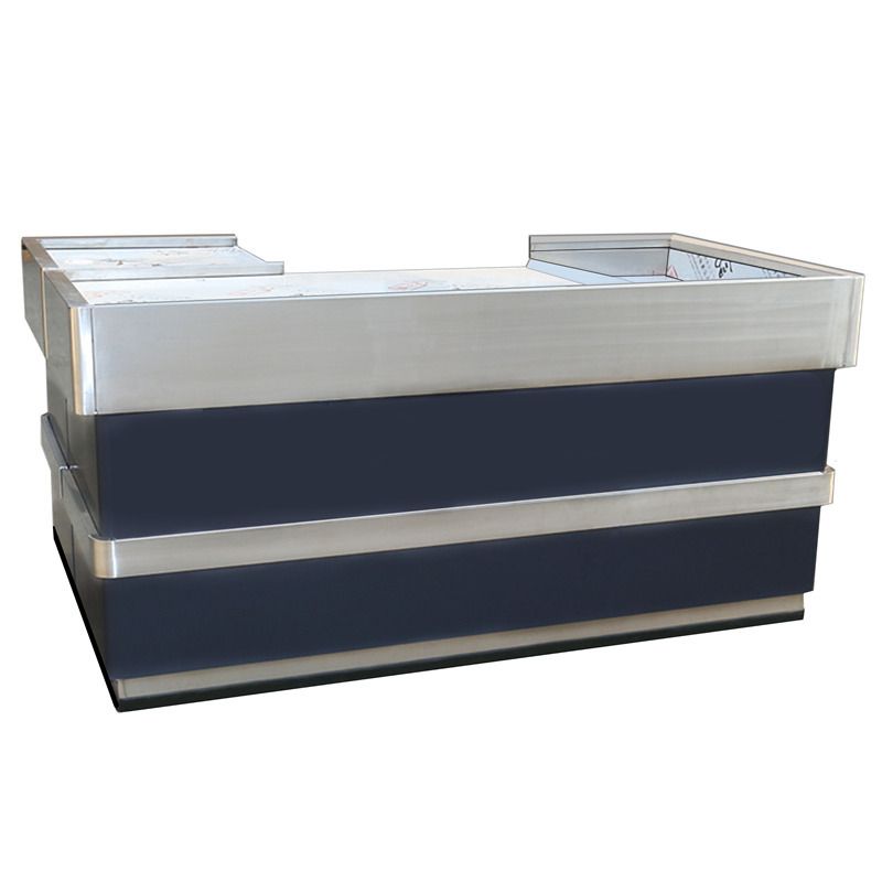 收银台收款台/超市收银台超市收款台/收款柜收银柜超市收款白底实物图