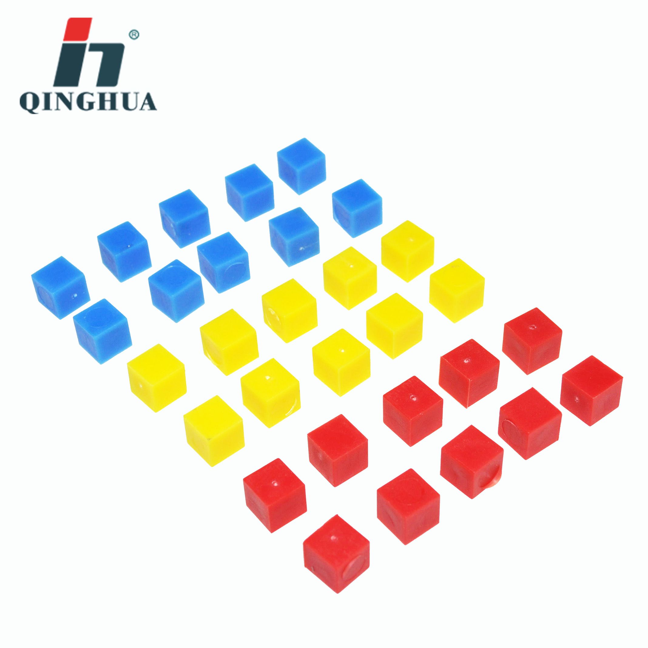 三色蒙氏正方体积木/正方体积木/1CM厘米立方块细节图
