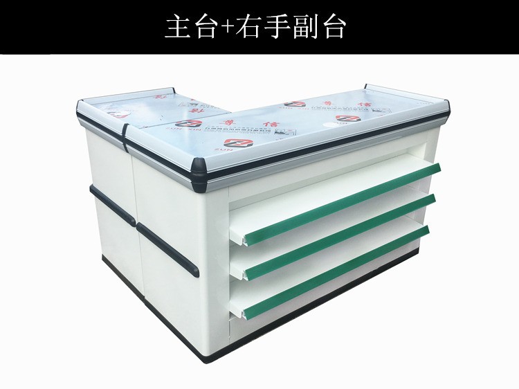 Supermarket cash register, supermarket payment counter, convenience store corner, snack store, baby store, stainless steel cash register counter detail image 4