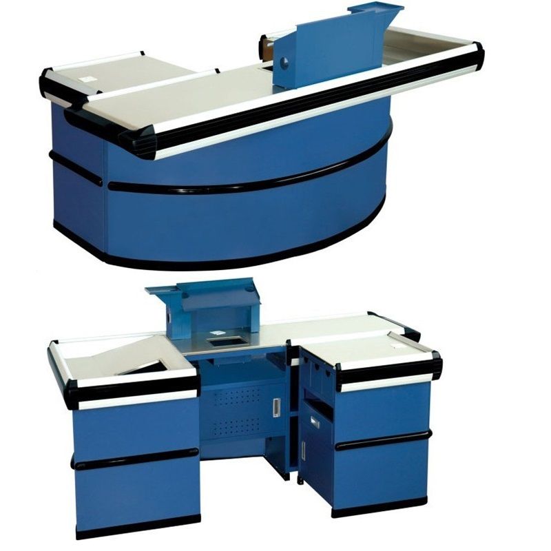 Supermarket checkout counter, convenience store checkout counter, shopping mall checkout counter, supermarket checkout cabinet Application Scenario