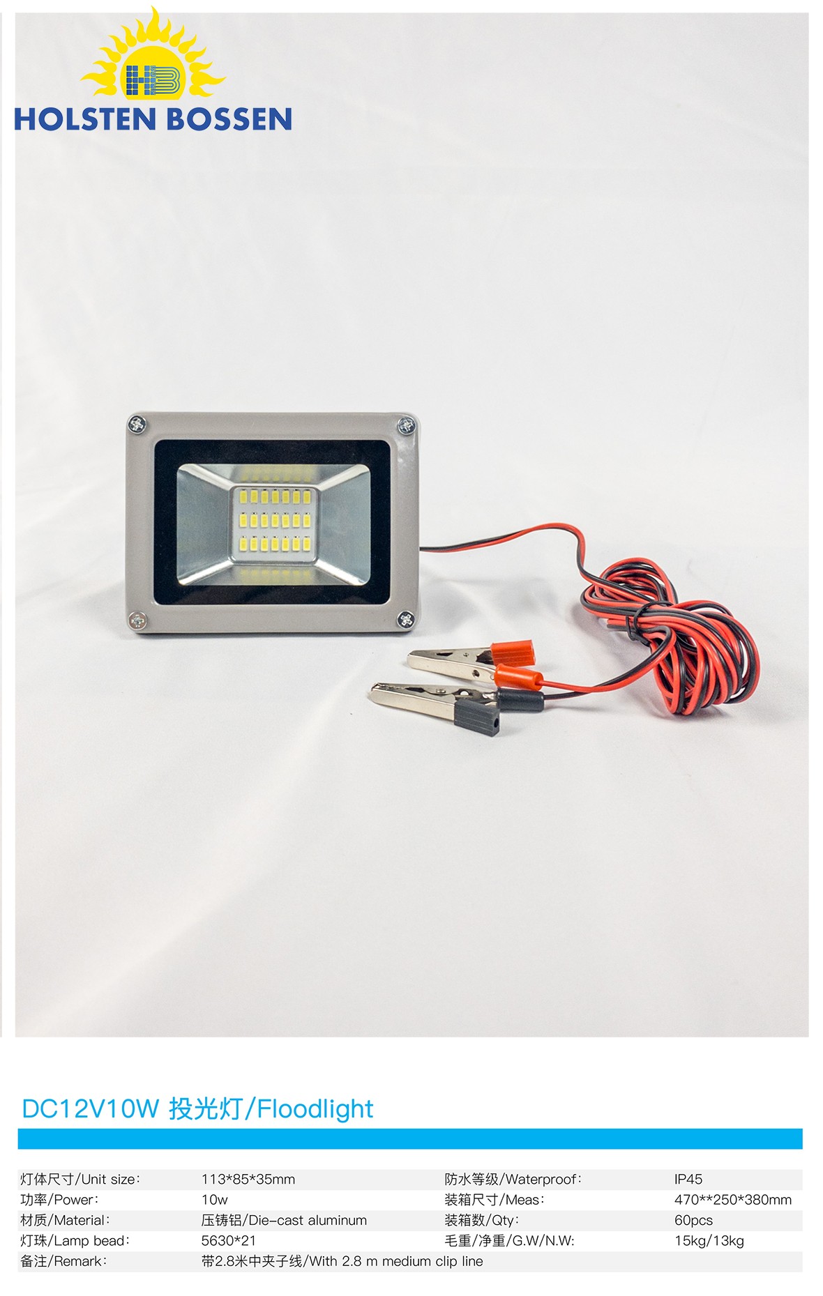 DC12V 3010 luz de inundación detail image 9
