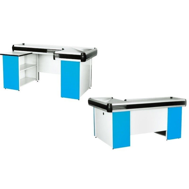 Supermarket checkout counter, convenience store checkout counter, shopping mall checkout counter, supermarket checkout cabinet detail image 4