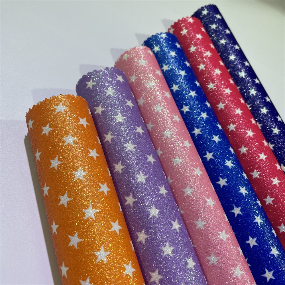 批发金光膜格利特闪光亮粉亮片闪粉布PU皮革箱包饰品面料详情图8