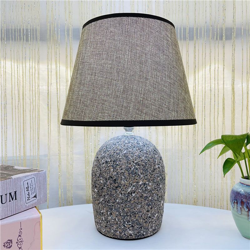 New Nordic Wind Ceramic Desk Lamp Dormitory Bedroom Simple Modern Table Lamp Crafts Ceramic Desk Lamp Kw19096 Gift details Picture