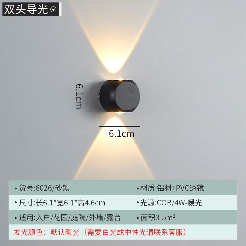 LED wall lamps, LED aluminum wall lamps, LED waterproof wall lamps, LED multi-head wall lamps details Picture